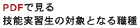 PDFで見る技能実習生の対象となる職種